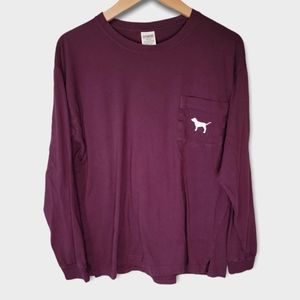 Pink Longsleeve Tee, Medium